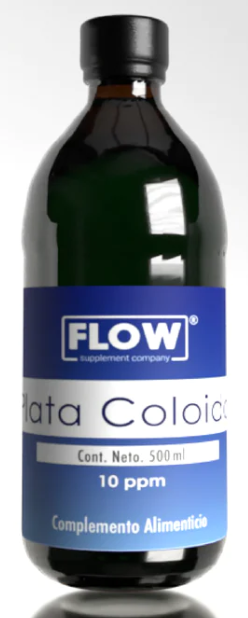 FLOW PLATA COLOIDAL 10 PPM 500 ML