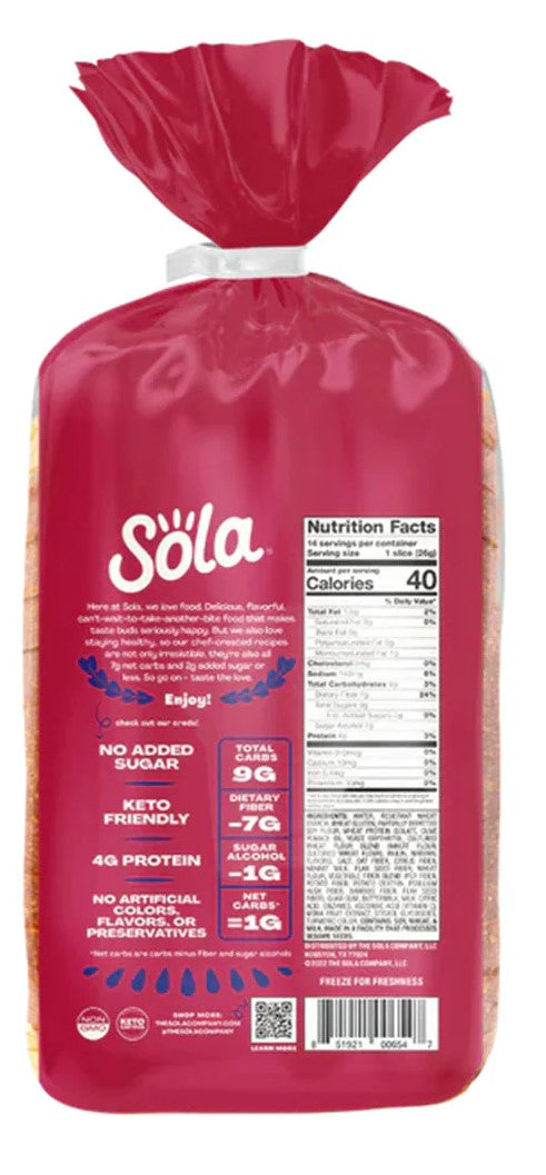 SOLA PAN KETO SWEET & BUTTERY 397 G