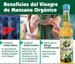 VINAGRE DE MANZANA NONO BIU 500 ML