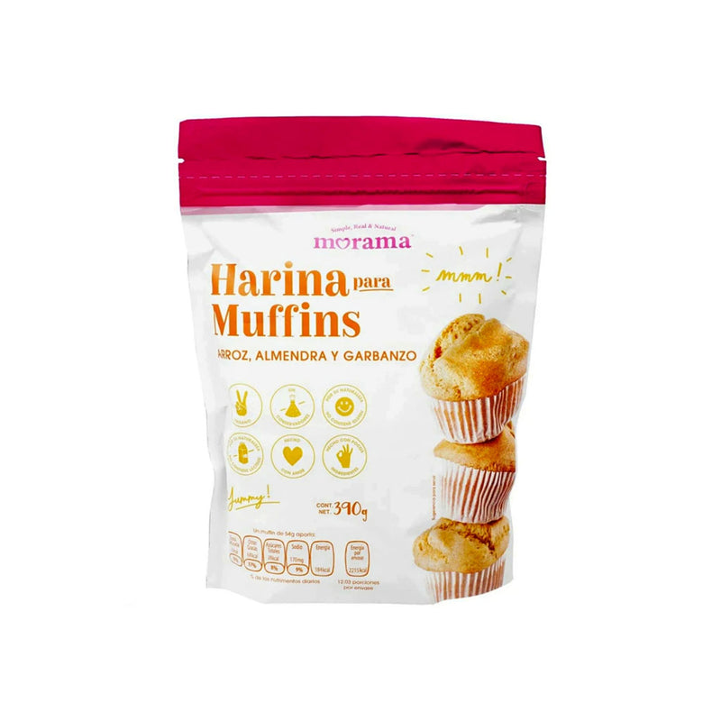 Morama Hf Harina Para Muffins Almendra, Garbanzo Y Arroz Gf 390 gr.